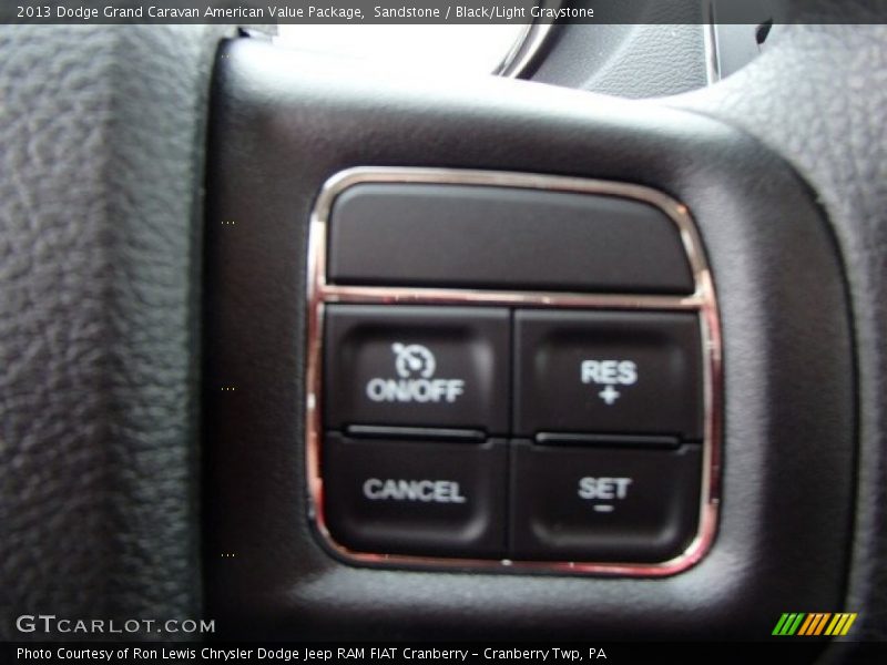 Sandstone / Black/Light Graystone 2013 Dodge Grand Caravan American Value Package
