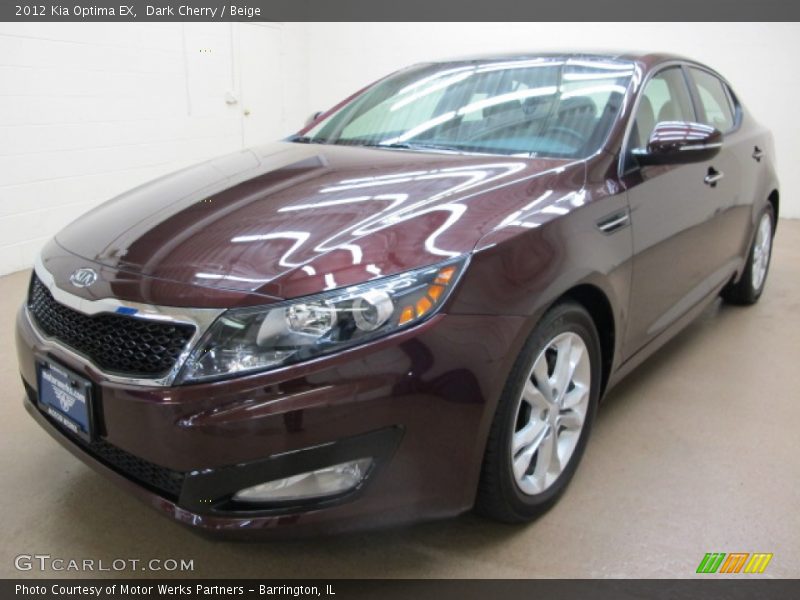 Dark Cherry / Beige 2012 Kia Optima EX