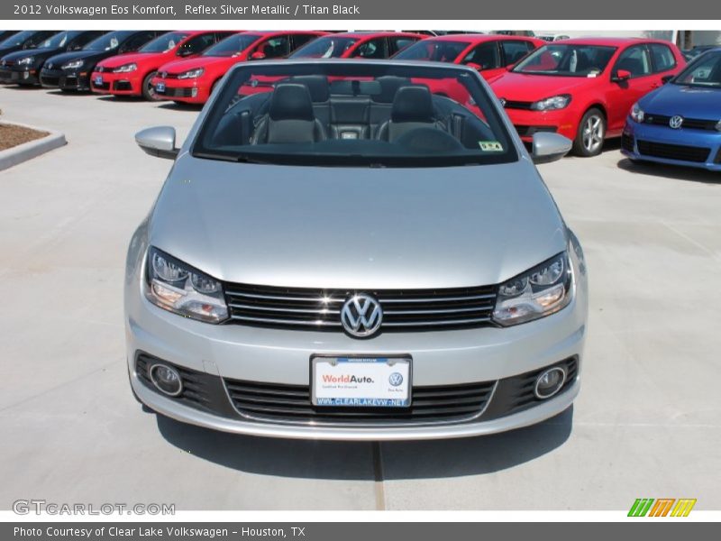 Reflex Silver Metallic / Titan Black 2012 Volkswagen Eos Komfort