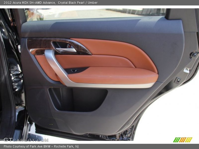 Crystal Black Pearl / Umber 2012 Acura MDX SH-AWD Advance