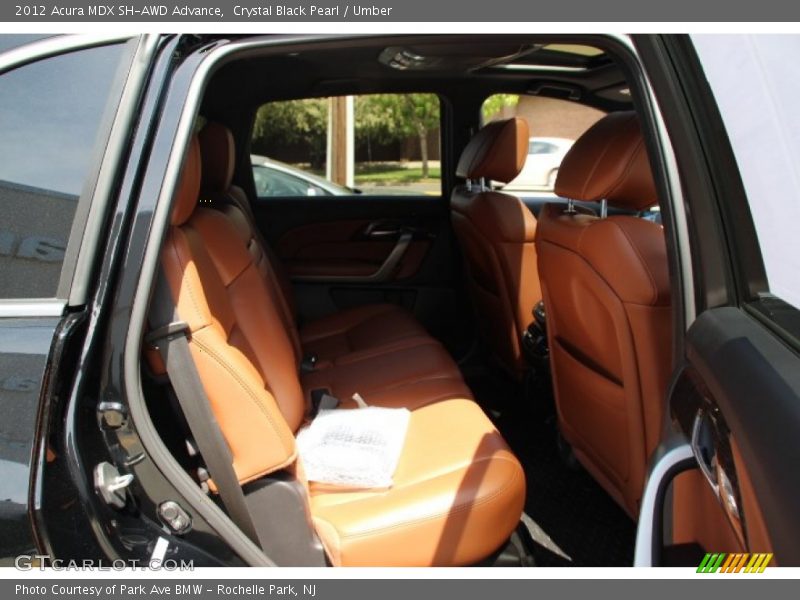 Crystal Black Pearl / Umber 2012 Acura MDX SH-AWD Advance