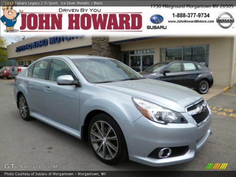 Ice Silver Metallic / Black 2013 Subaru Legacy 2.5i Sport