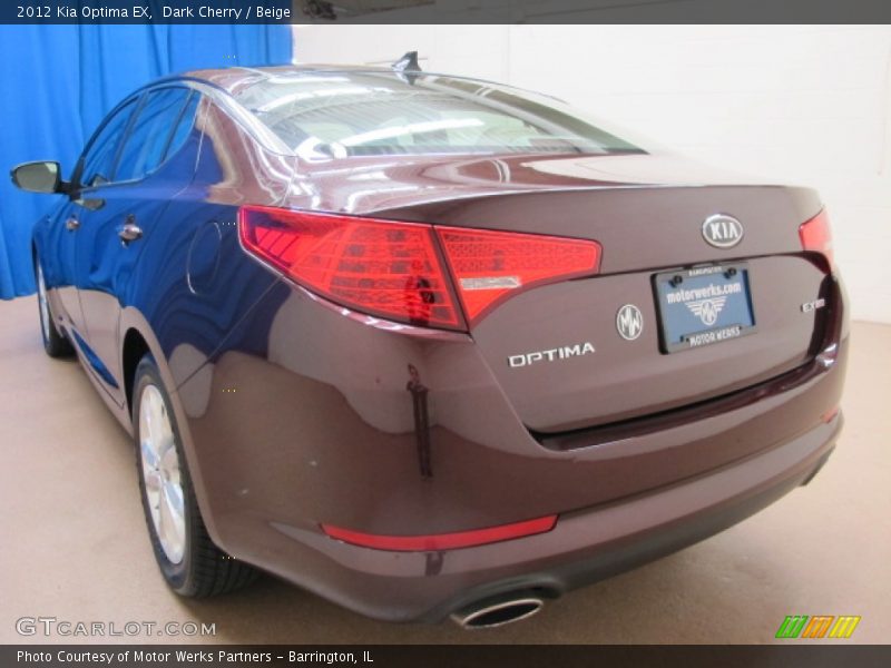 Dark Cherry / Beige 2012 Kia Optima EX