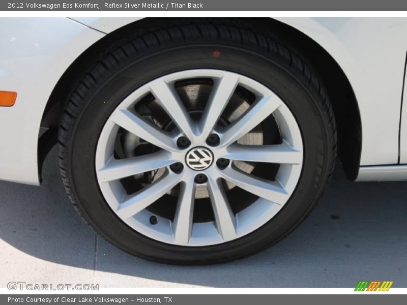 Reflex Silver Metallic / Titan Black 2012 Volkswagen Eos Komfort