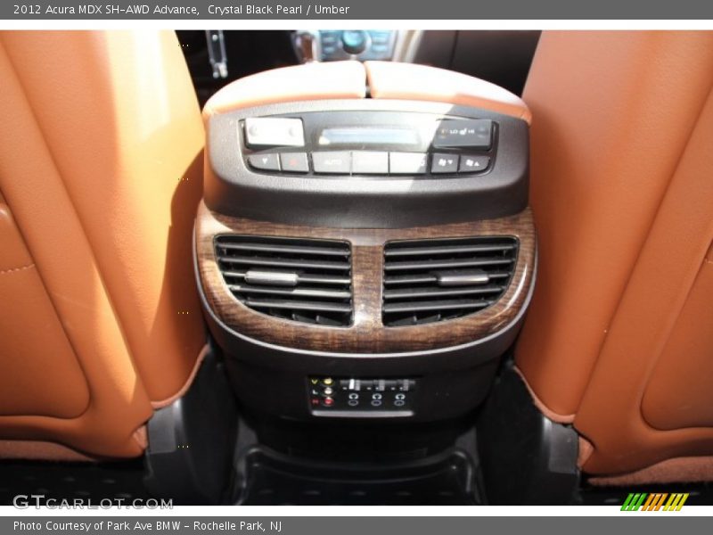 Crystal Black Pearl / Umber 2012 Acura MDX SH-AWD Advance
