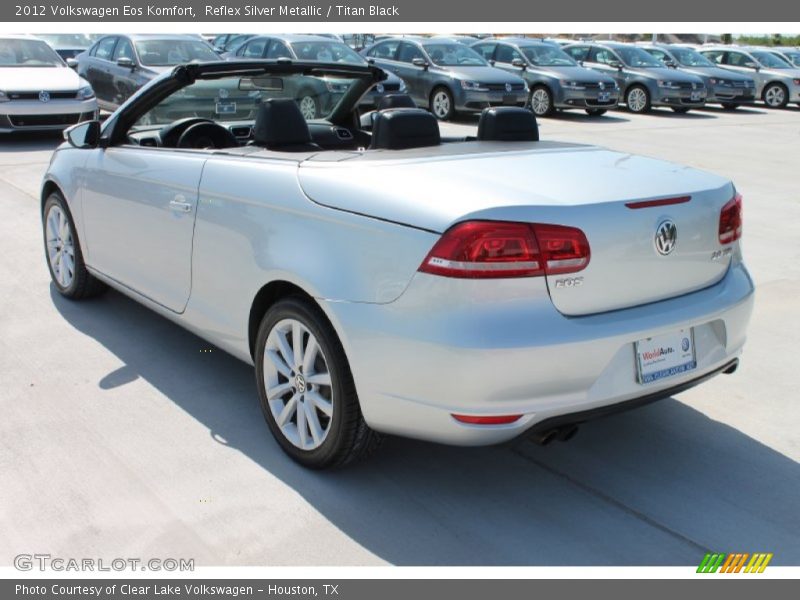 Reflex Silver Metallic / Titan Black 2012 Volkswagen Eos Komfort