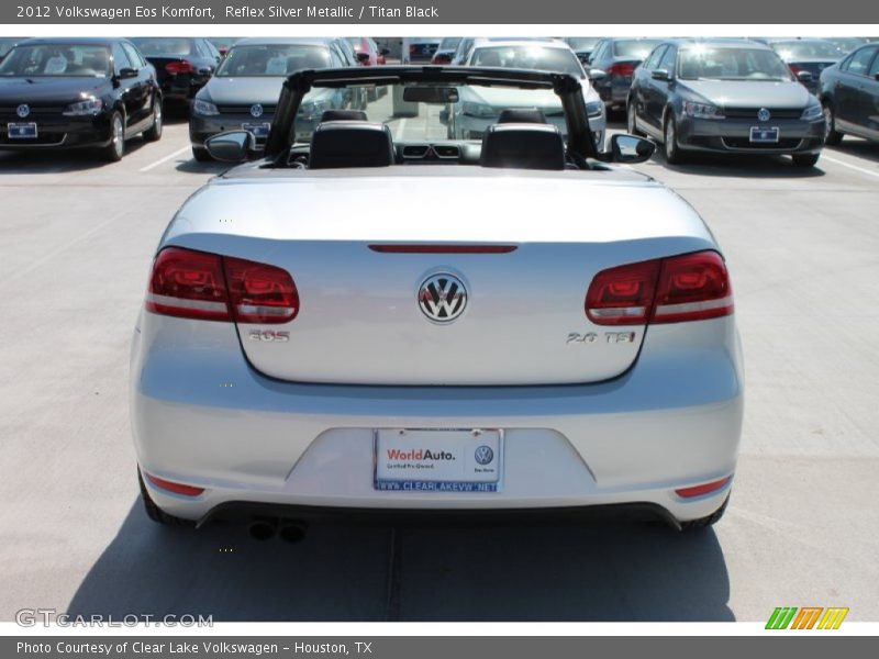 Reflex Silver Metallic / Titan Black 2012 Volkswagen Eos Komfort