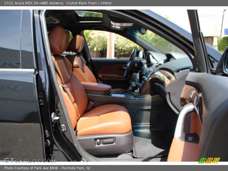 Crystal Black Pearl / Umber 2012 Acura MDX SH-AWD Advance