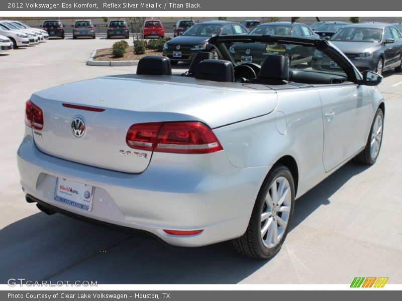 Reflex Silver Metallic / Titan Black 2012 Volkswagen Eos Komfort