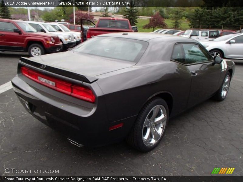 Granite Crystal Metallic / Dark Slate Gray 2013 Dodge Challenger R/T