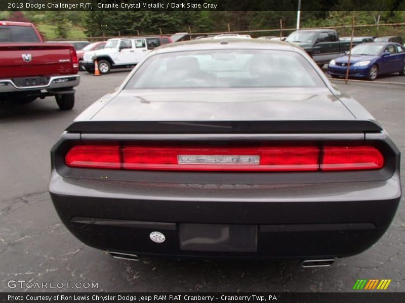 Granite Crystal Metallic / Dark Slate Gray 2013 Dodge Challenger R/T