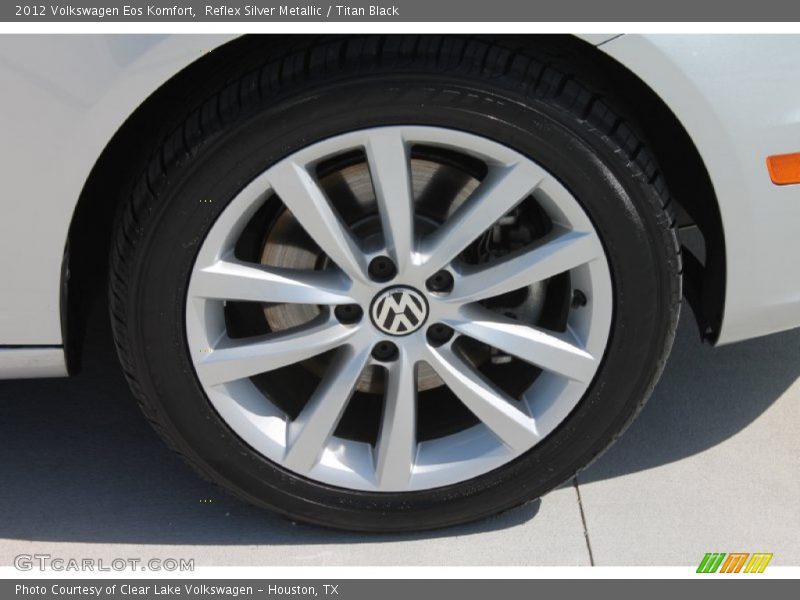 Reflex Silver Metallic / Titan Black 2012 Volkswagen Eos Komfort