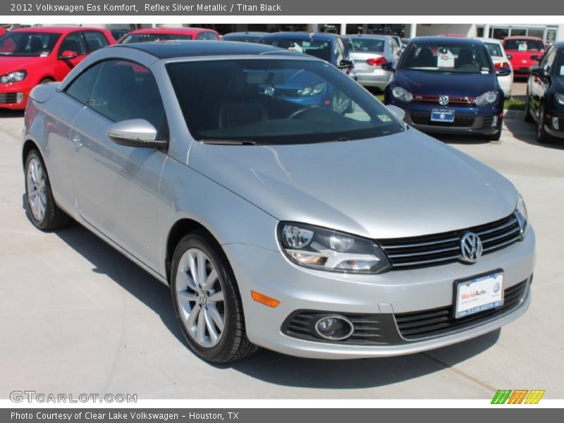 Reflex Silver Metallic / Titan Black 2012 Volkswagen Eos Komfort