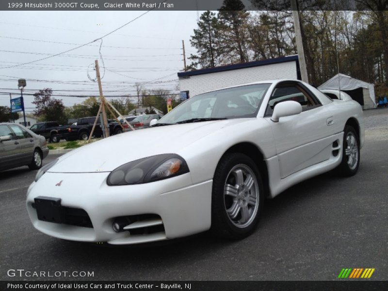 Glacier White Pearl / Tan 1999 Mitsubishi 3000GT Coupe