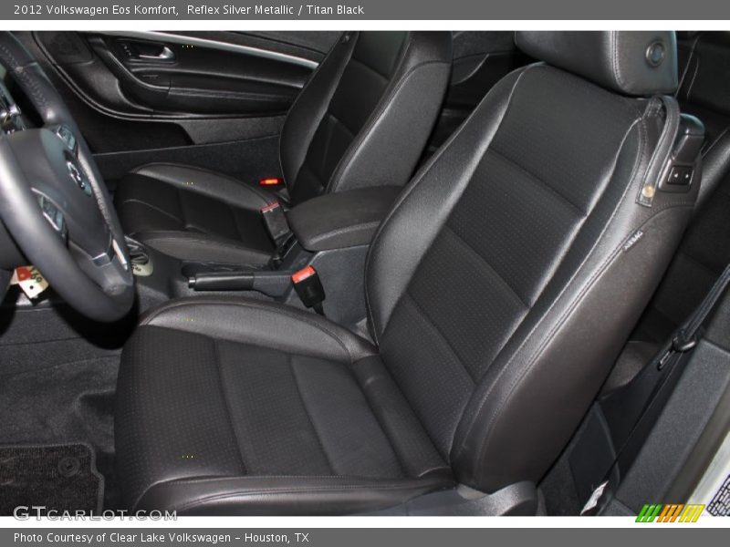 Reflex Silver Metallic / Titan Black 2012 Volkswagen Eos Komfort