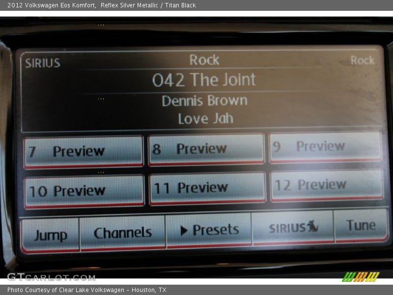 Reflex Silver Metallic / Titan Black 2012 Volkswagen Eos Komfort