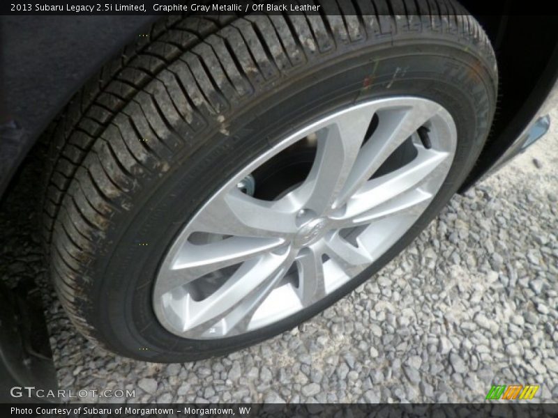 Graphite Gray Metallic / Off Black Leather 2013 Subaru Legacy 2.5i Limited