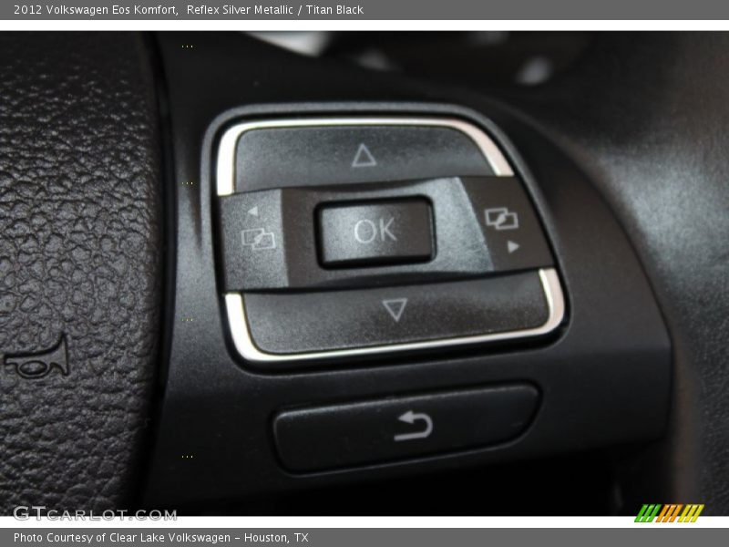 Reflex Silver Metallic / Titan Black 2012 Volkswagen Eos Komfort
