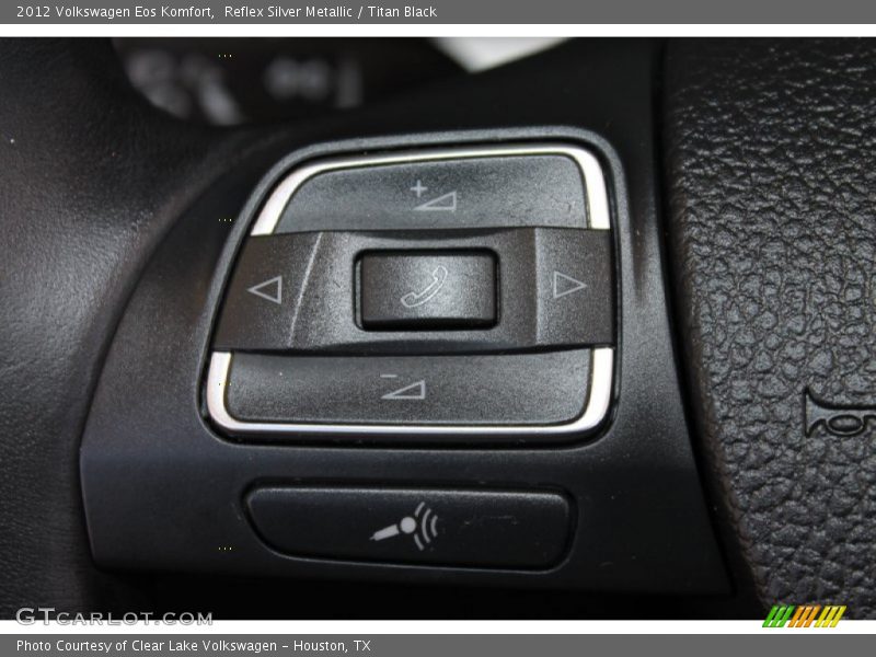 Reflex Silver Metallic / Titan Black 2012 Volkswagen Eos Komfort