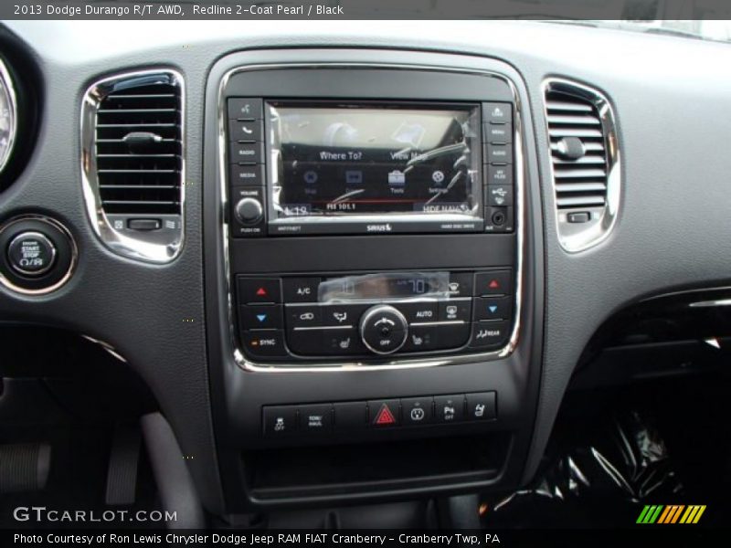 Controls of 2013 Durango R/T AWD