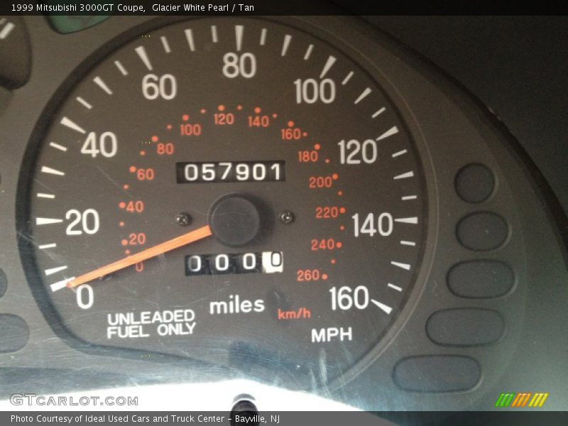Glacier White Pearl / Tan 1999 Mitsubishi 3000GT Coupe