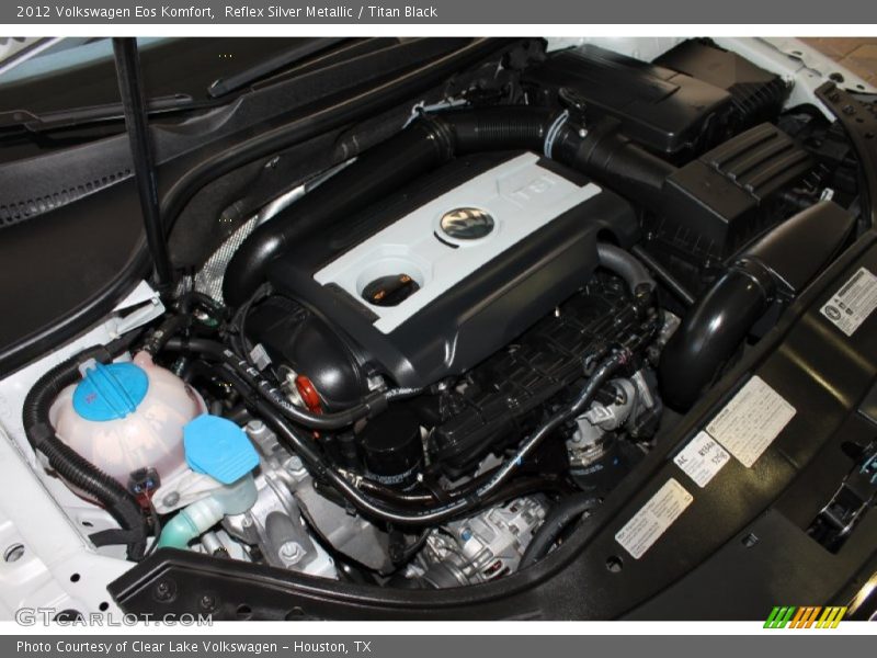 Reflex Silver Metallic / Titan Black 2012 Volkswagen Eos Komfort