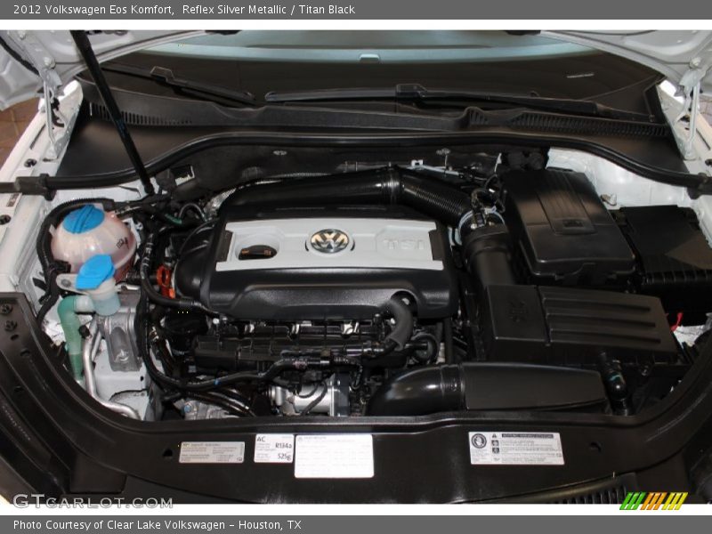 Reflex Silver Metallic / Titan Black 2012 Volkswagen Eos Komfort