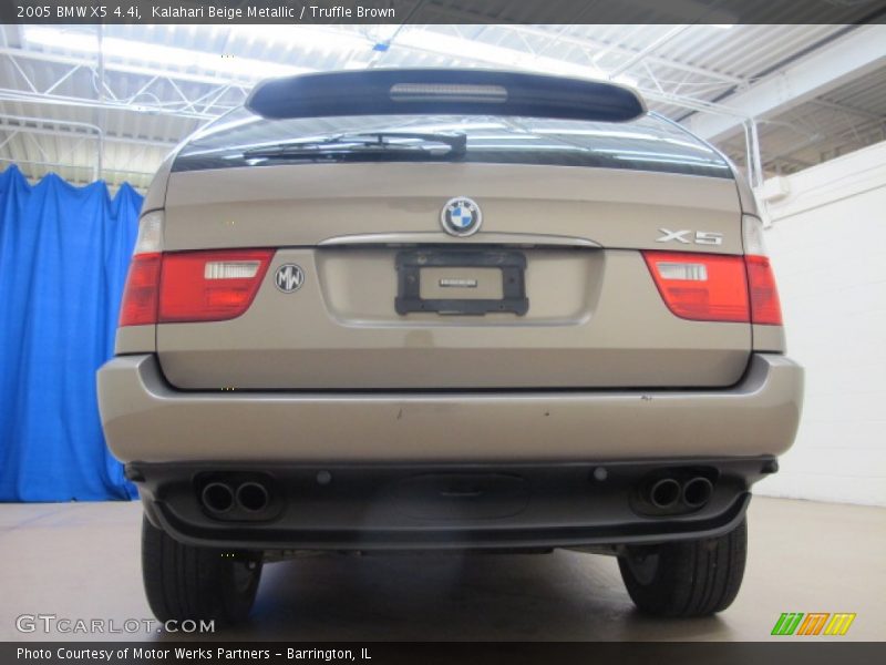 Kalahari Beige Metallic / Truffle Brown 2005 BMW X5 4.4i