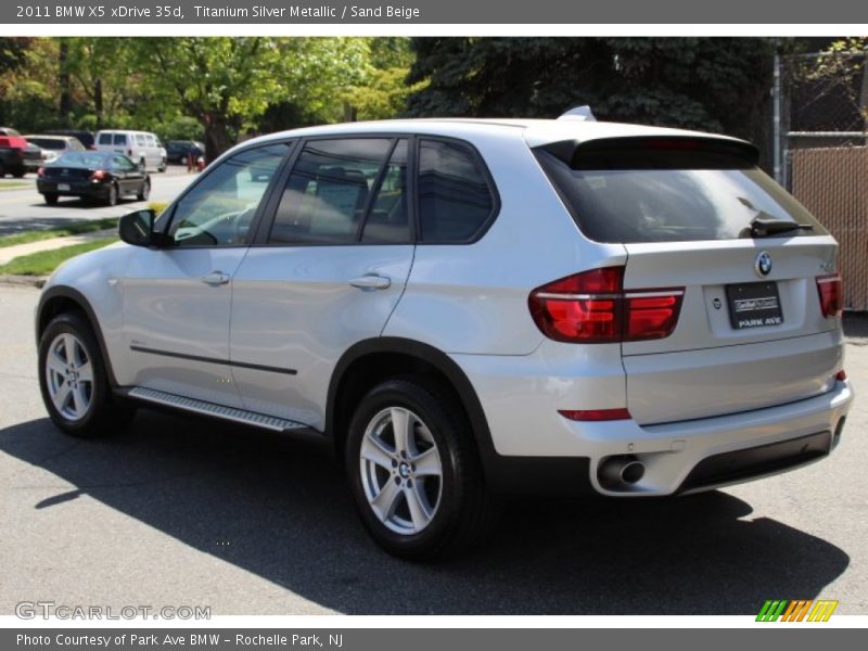 Titanium Silver Metallic / Sand Beige 2011 BMW X5 xDrive 35d