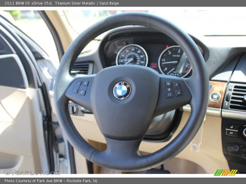 Titanium Silver Metallic / Sand Beige 2011 BMW X5 xDrive 35d