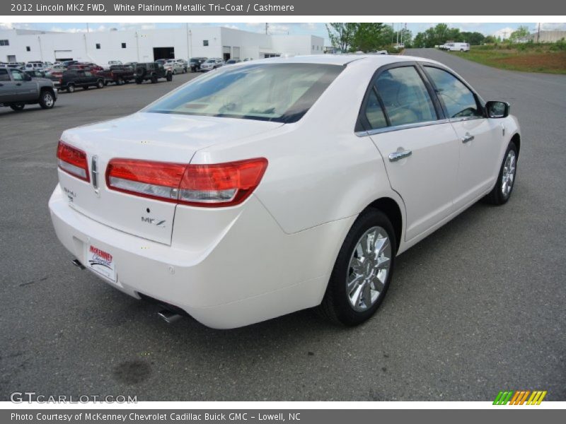 White Platinum Metallic Tri-Coat / Cashmere 2012 Lincoln MKZ FWD