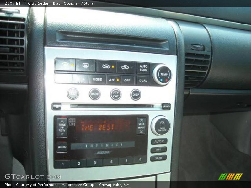Black Obsidian / Stone 2005 Infiniti G 35 Sedan