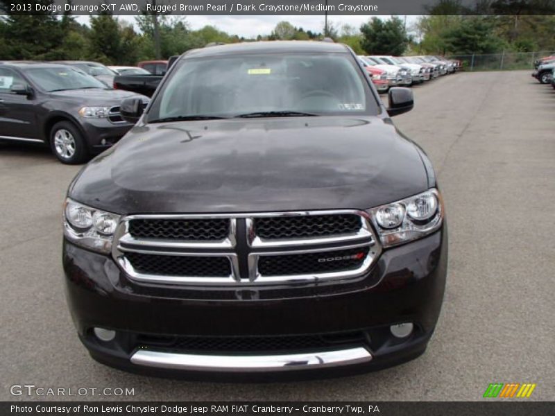 Rugged Brown Pearl / Dark Graystone/Medium Graystone 2013 Dodge Durango SXT AWD