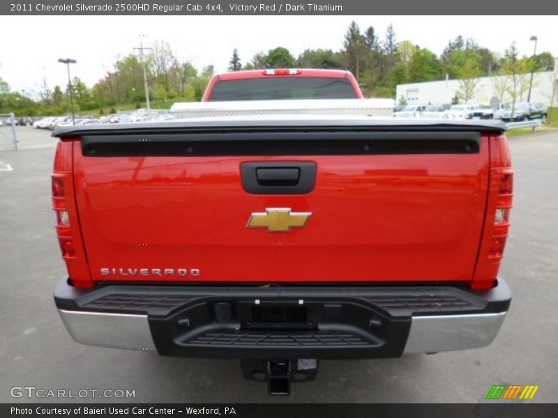 Victory Red / Dark Titanium 2011 Chevrolet Silverado 2500HD Regular Cab 4x4