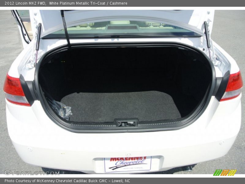 White Platinum Metallic Tri-Coat / Cashmere 2012 Lincoln MKZ FWD