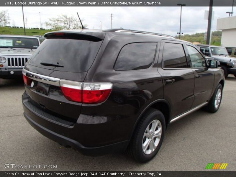 Rugged Brown Pearl / Dark Graystone/Medium Graystone 2013 Dodge Durango SXT AWD