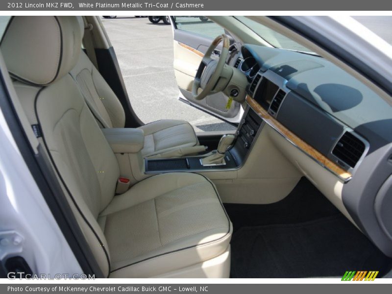 White Platinum Metallic Tri-Coat / Cashmere 2012 Lincoln MKZ FWD