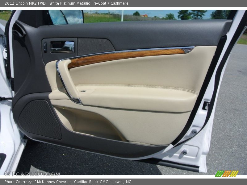 White Platinum Metallic Tri-Coat / Cashmere 2012 Lincoln MKZ FWD