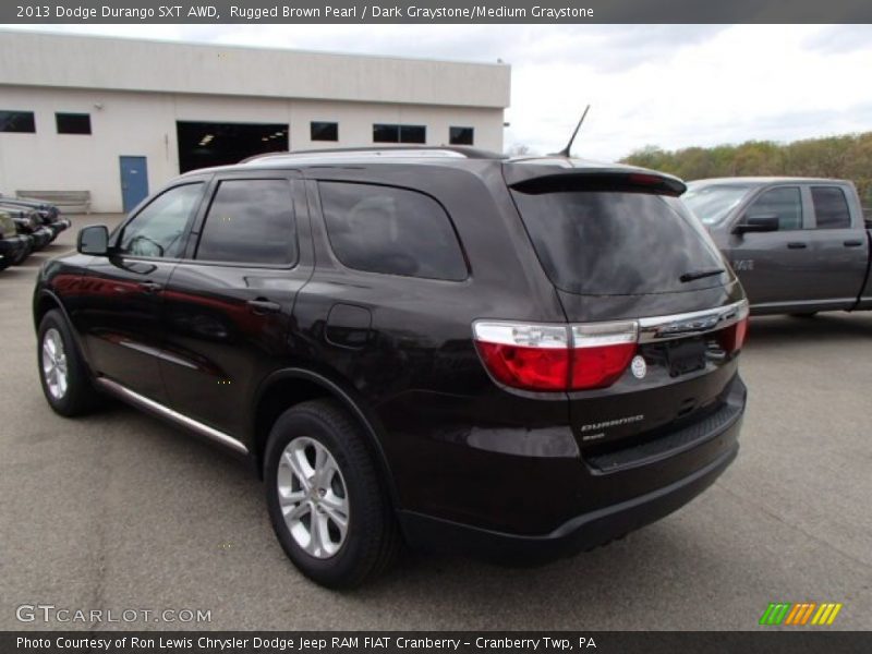 Rugged Brown Pearl / Dark Graystone/Medium Graystone 2013 Dodge Durango SXT AWD