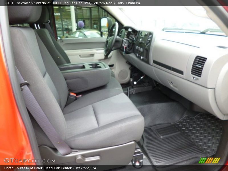 Victory Red / Dark Titanium 2011 Chevrolet Silverado 2500HD Regular Cab 4x4