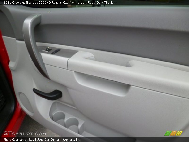 Victory Red / Dark Titanium 2011 Chevrolet Silverado 2500HD Regular Cab 4x4