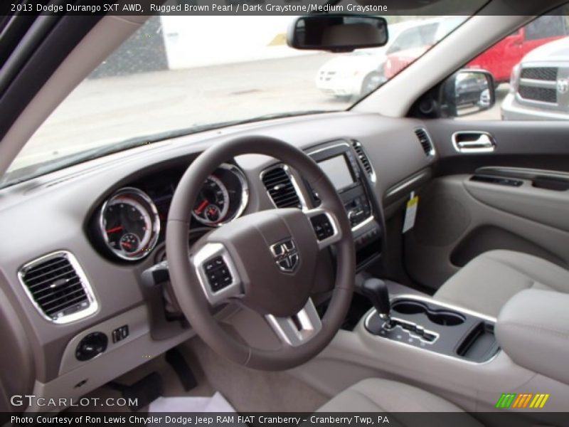 Rugged Brown Pearl / Dark Graystone/Medium Graystone 2013 Dodge Durango SXT AWD