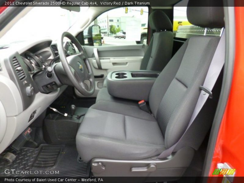 Victory Red / Dark Titanium 2011 Chevrolet Silverado 2500HD Regular Cab 4x4
