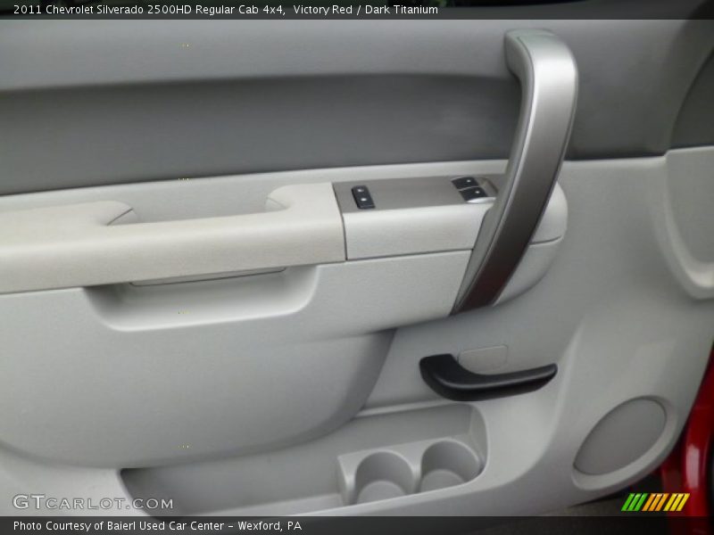 Victory Red / Dark Titanium 2011 Chevrolet Silverado 2500HD Regular Cab 4x4