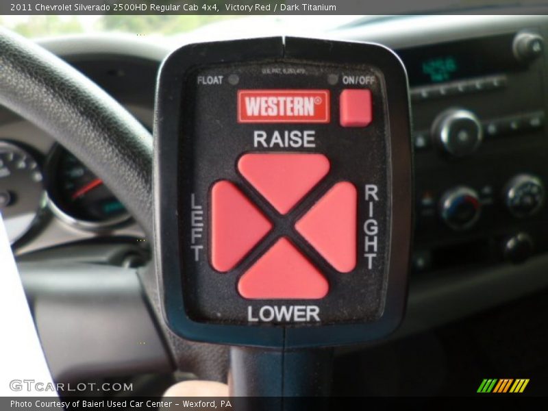 Victory Red / Dark Titanium 2011 Chevrolet Silverado 2500HD Regular Cab 4x4