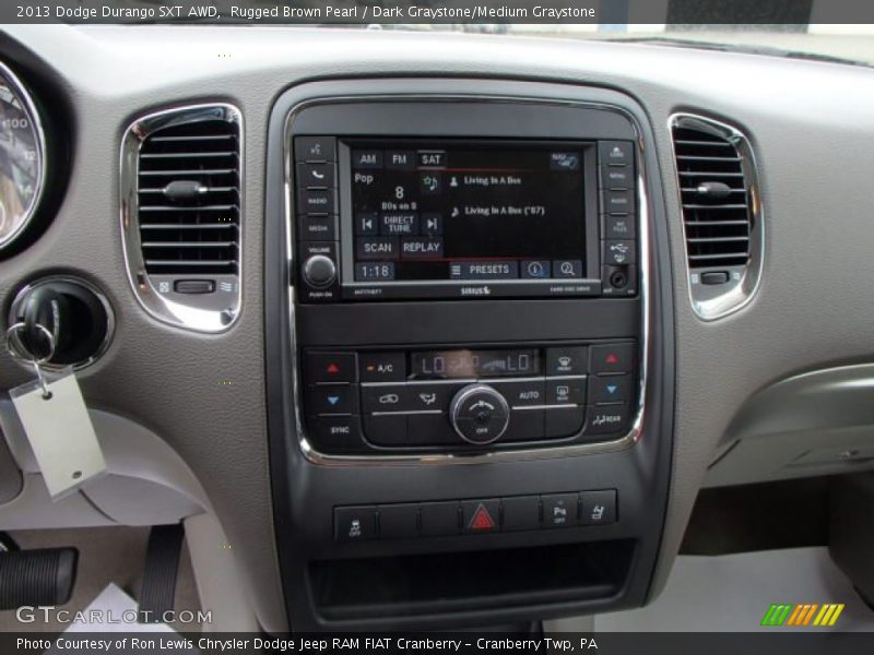 Rugged Brown Pearl / Dark Graystone/Medium Graystone 2013 Dodge Durango SXT AWD