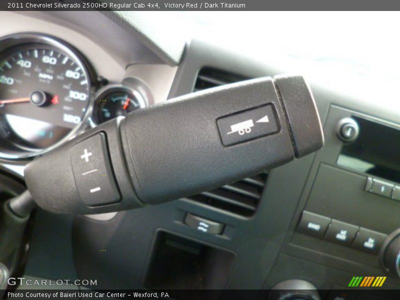 Victory Red / Dark Titanium 2011 Chevrolet Silverado 2500HD Regular Cab 4x4