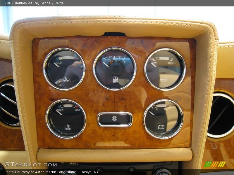 White / Beige 2002 Bentley Azure