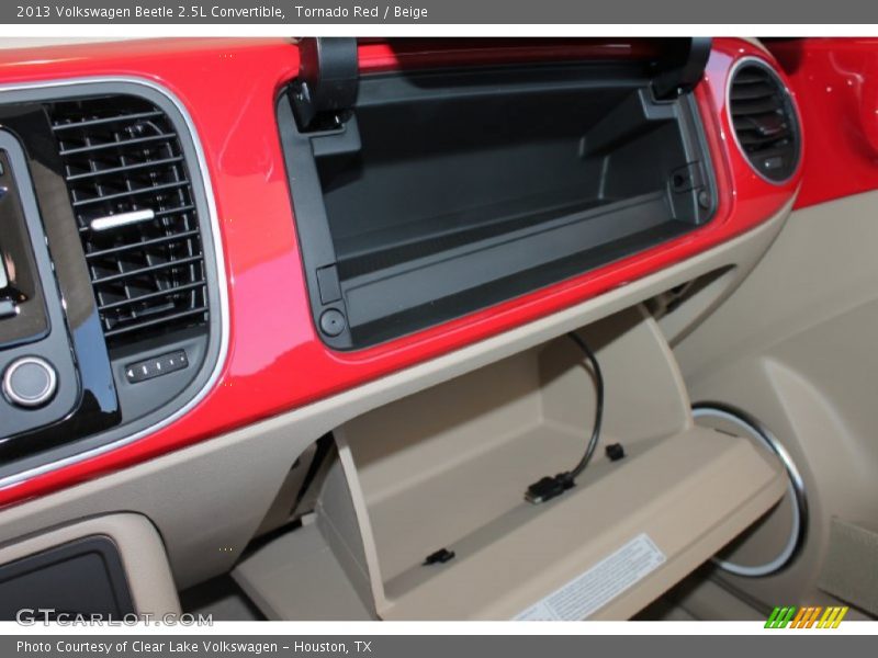Tornado Red / Beige 2013 Volkswagen Beetle 2.5L Convertible