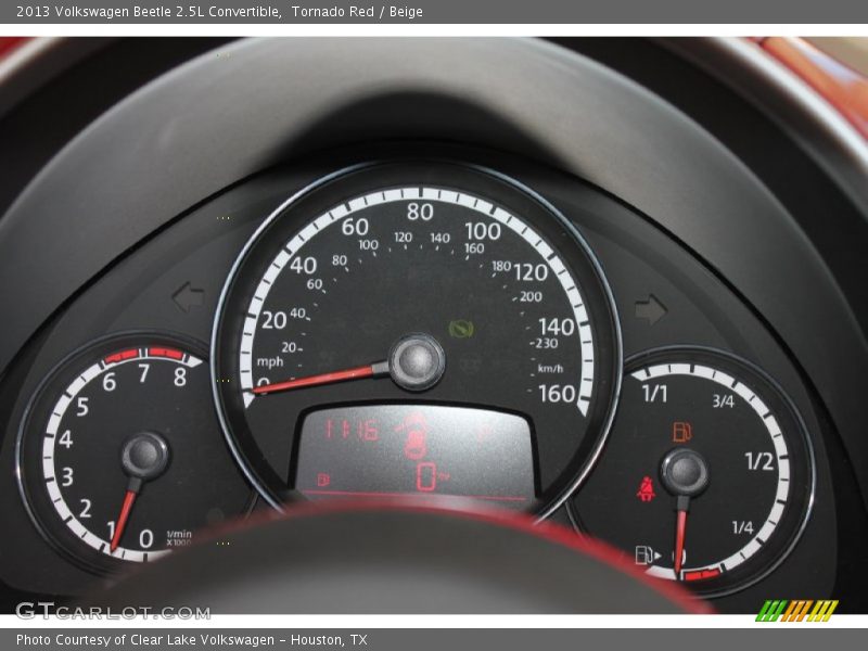 Tornado Red / Beige 2013 Volkswagen Beetle 2.5L Convertible